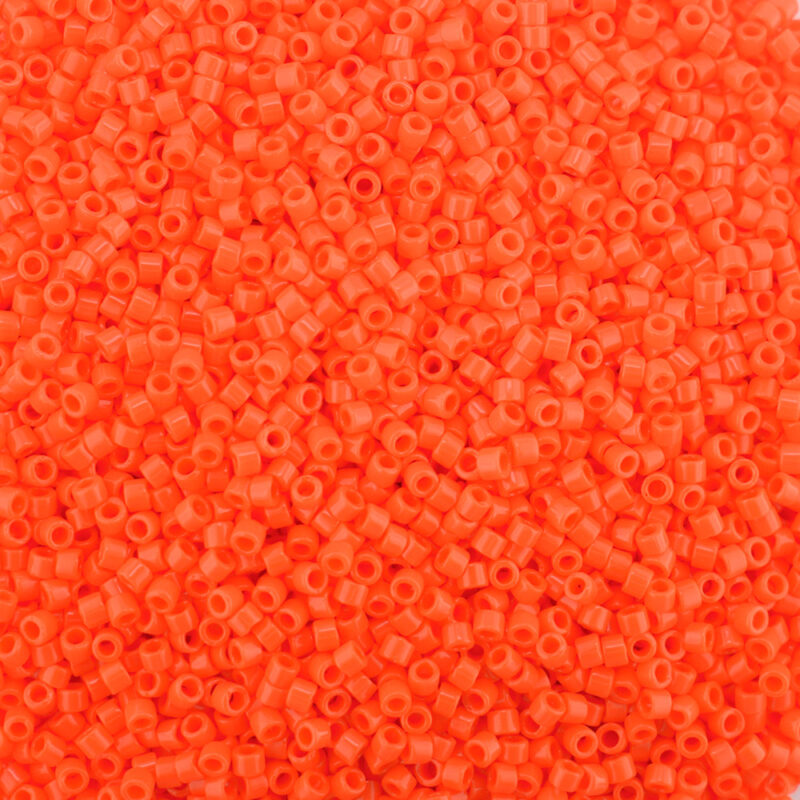 DB722 opaque bright orange miyuki delica beads