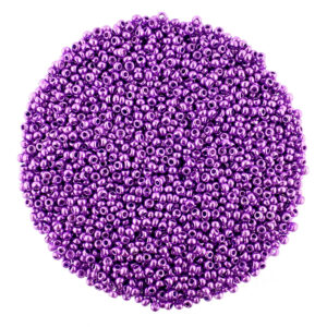 preciosa metallic purple size 11 seed bead