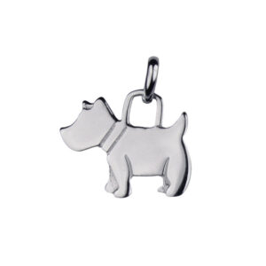 Sterling Silver Scotty Dog Charm