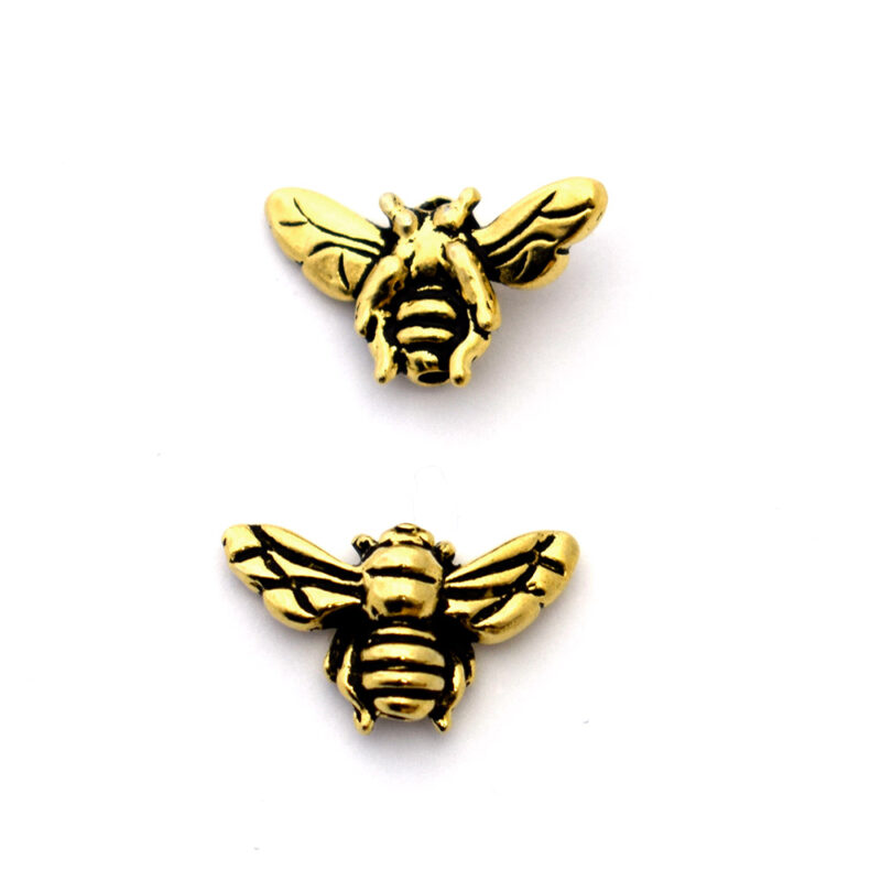 The Tierracast Honey Bee bead - both sides