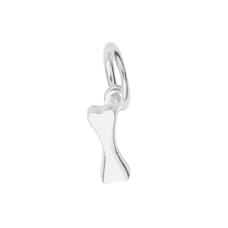 Sterling Silver Tiny Dog Bone Charm