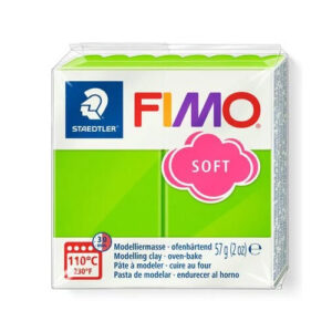 Fimo Soft Apple Green polymer clay