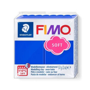 fimo soft brilliant blue polymer clay