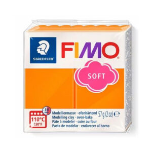 Fimo Soft polymer clay tangerine