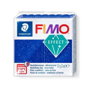 Fimo Effect Blue Glitter Polymer Clay