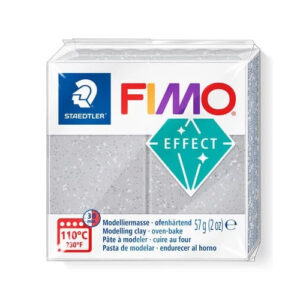 Fimo Effect Silver Glitter Polymer Clay