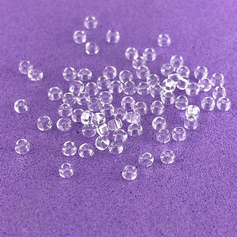 Size 13 Transparent Clear Crystal Seed Beads