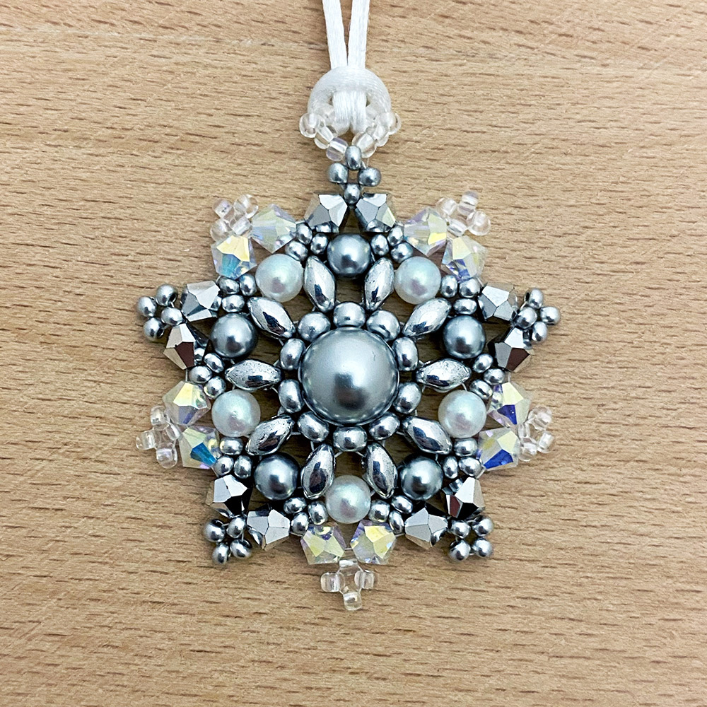 Frosty Star Mandala Pendant Kit