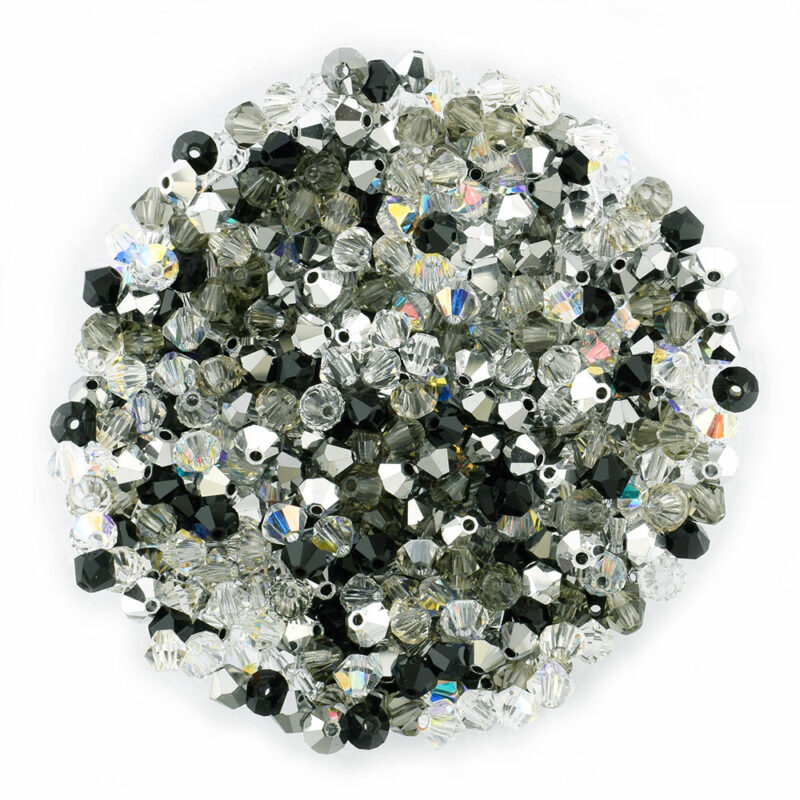 4mm Classic Mix Preciosa Crystal Bicone Beads