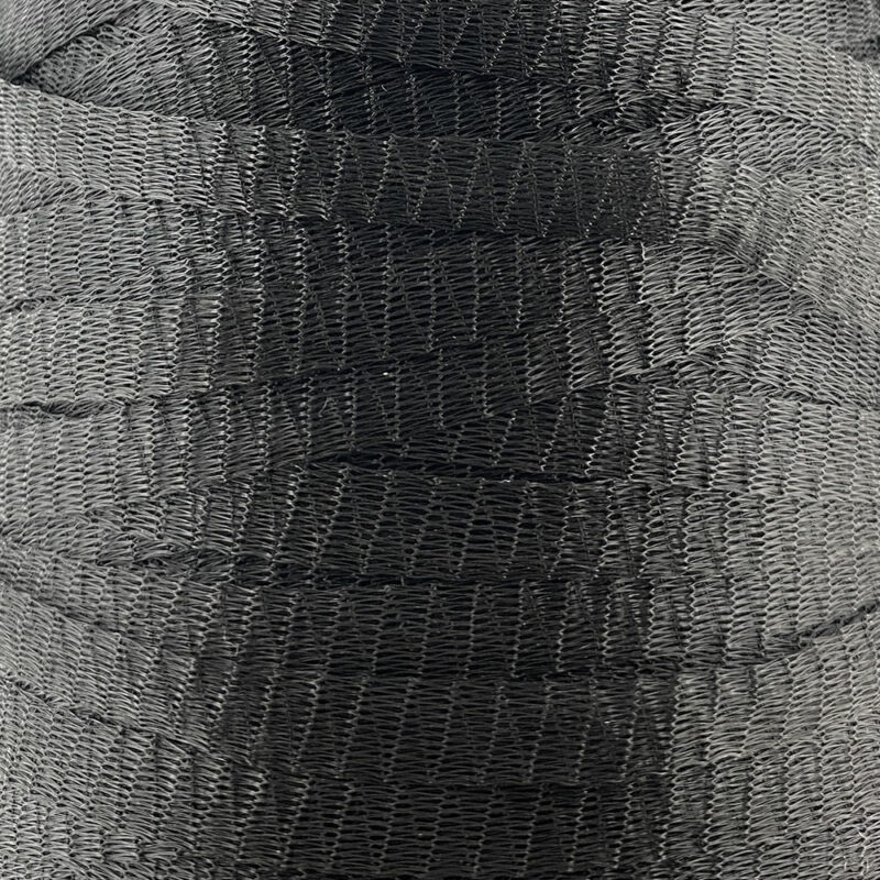 6mm Black Metal Mesh Ribbon 1m