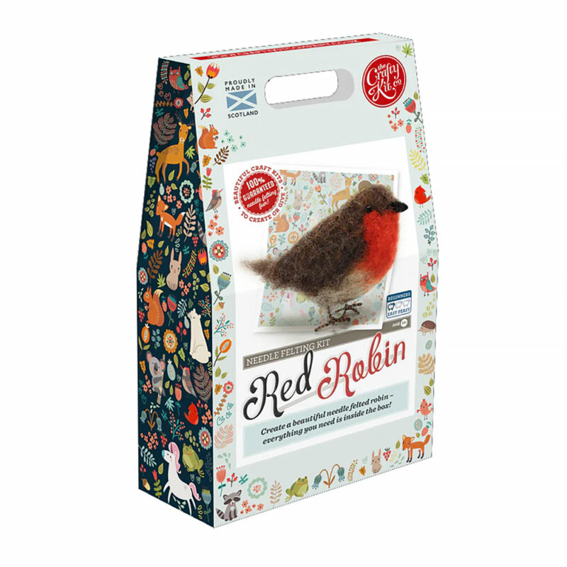red robin needle felting kit
