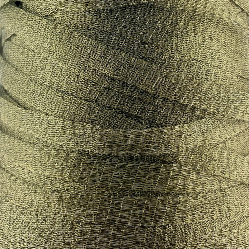 6mm Olive Metal Mesh Ribbon