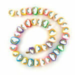 Polymer Clay Rainbow Beads