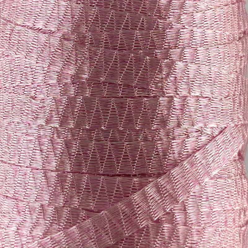 Rose 6mm metal mesh ribbon