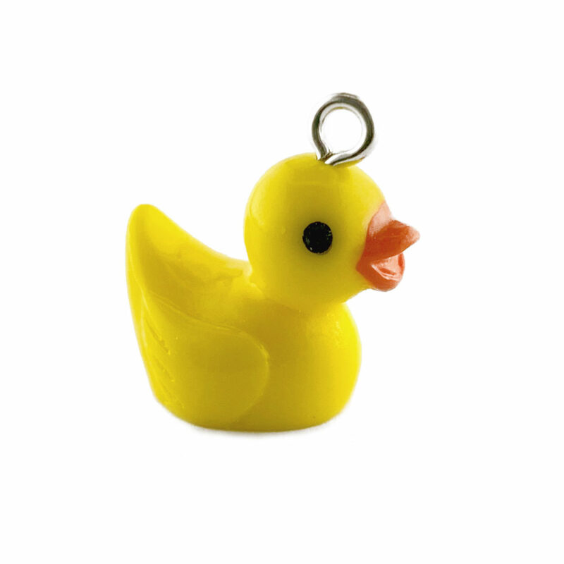 Acrylic Yellow Duck Charm