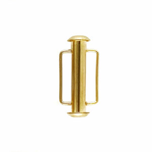 Beadalon Slide Connector EXT Clasp 13mm Gold Color