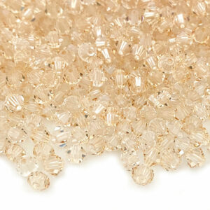 4mm Crystal Honey Bicone Preciosa Crystal Bead