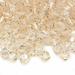 6mm crystal honey bicones from Preciosa