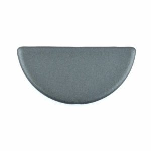 semi circular bead dark grey