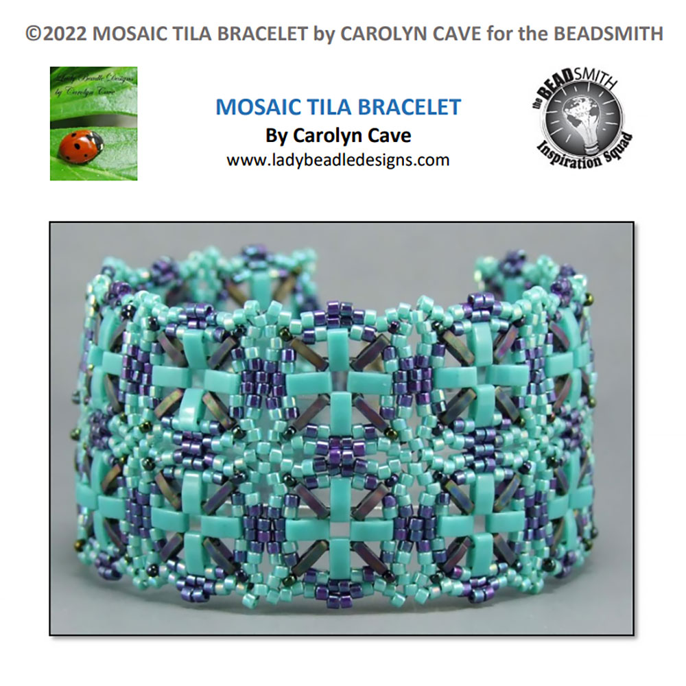 Mosaic Tiles Bracelet by Carolyn Cave