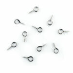 Small Rhodium Eyelets