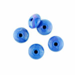 14mm recycled plastic beads blue galaxy colour