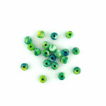 6mm jungle haze recycled plastic beads