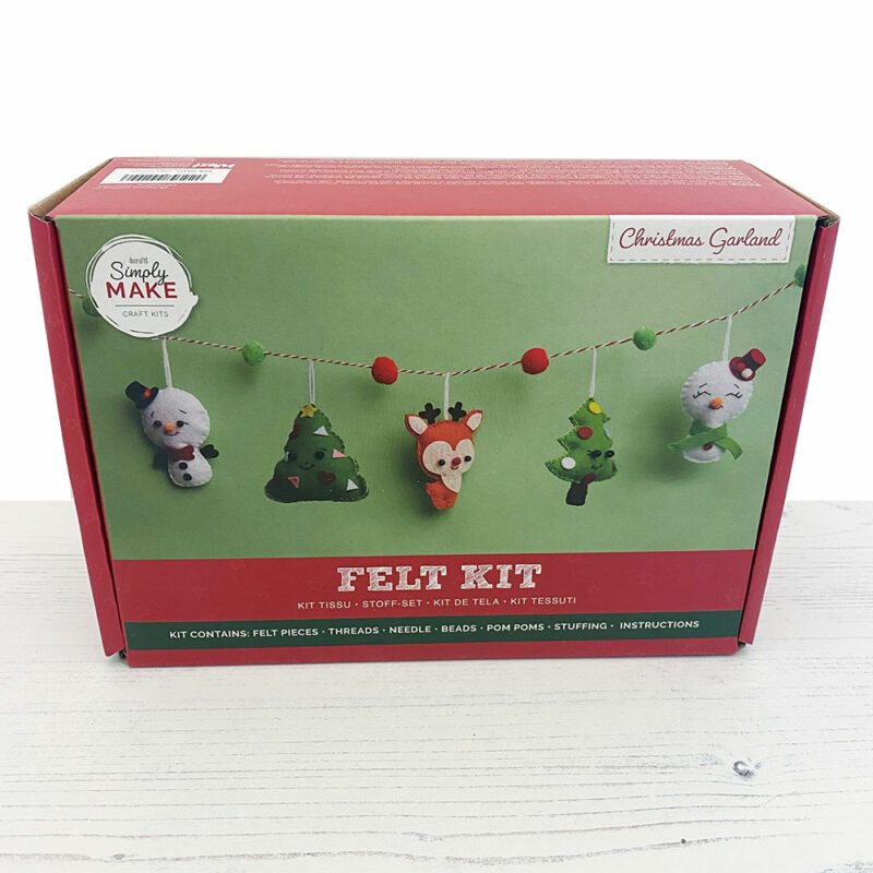 Christmas Garland Felt Sewing Kit box