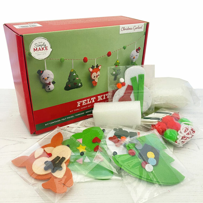 Christmas Garland Felt Sewing Kit