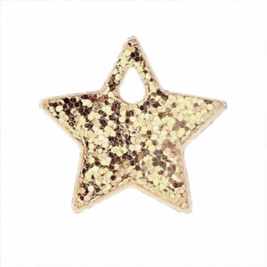 Small Gold Acrylic Star Charm