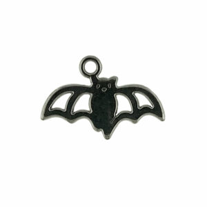 Cute Bat Charm Gunmetal