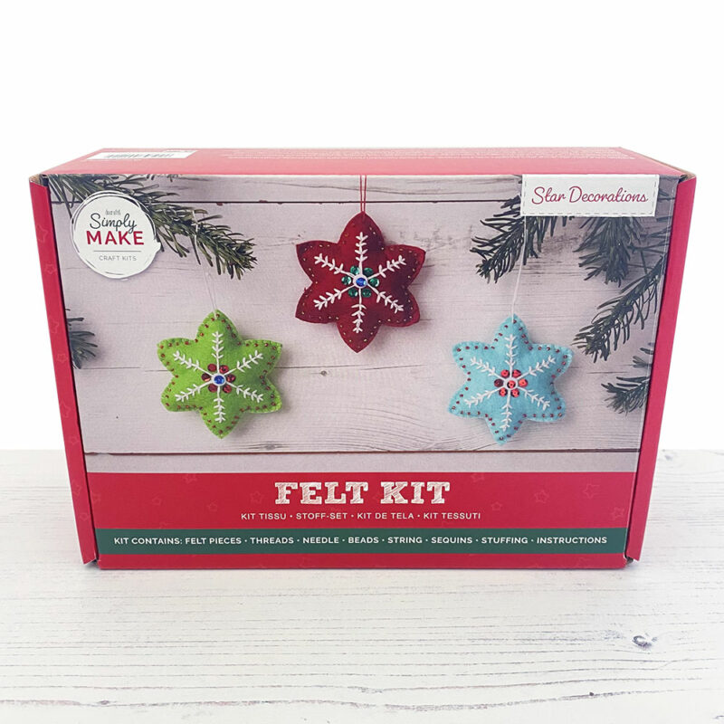 Star Decorations Felt Sewing Kit box