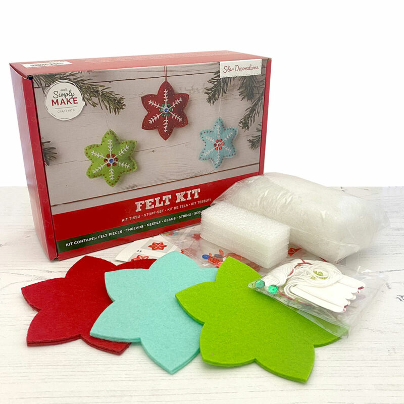 Star Decorations Felt Sewing Kit