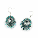 Bezel Earring Kit Dark Peacock