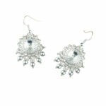 Bezel Earring Kit Silver Glamour