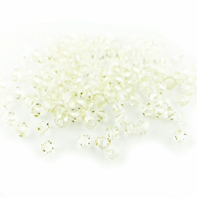 3mm Crystal Blond Flare Bicone Preciosa Crystal Bead