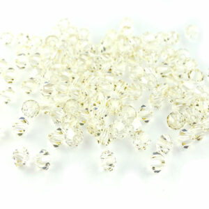 4mm Crystal Blond Flare Bicone Preciosa Crystal Bead