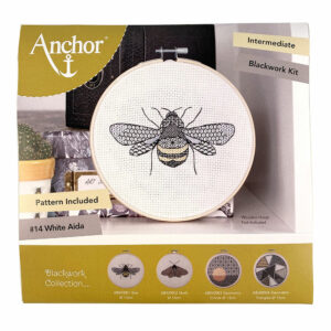 Anchor Blackwork Bee Embroidery Kit