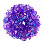 GEMDUO Dark Blue Summer Rainbow beads