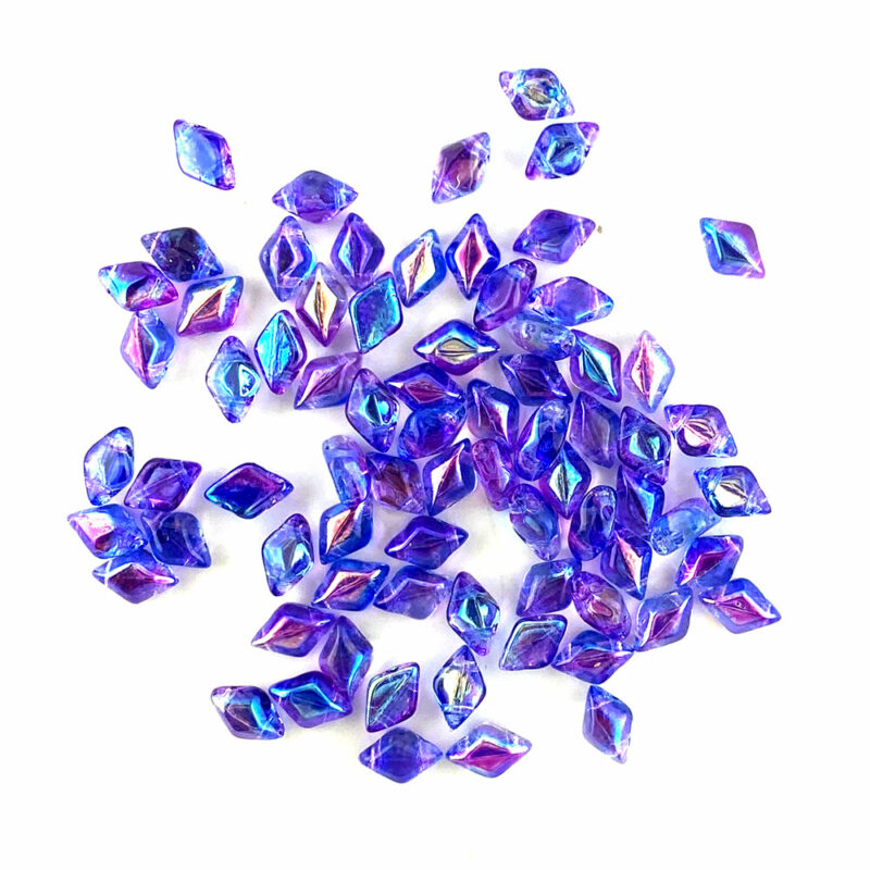 Matubo GEMDUO Dark Blue Summer Rainbow beads