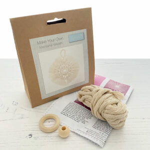 Make Your Own Macrame Decorations Kit - Cream