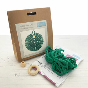 Make Your Own Macrame Decorations Kit - Green