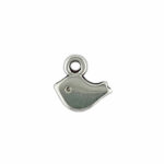 small bird metal charm