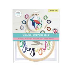 simply make turtle cross stitch kit