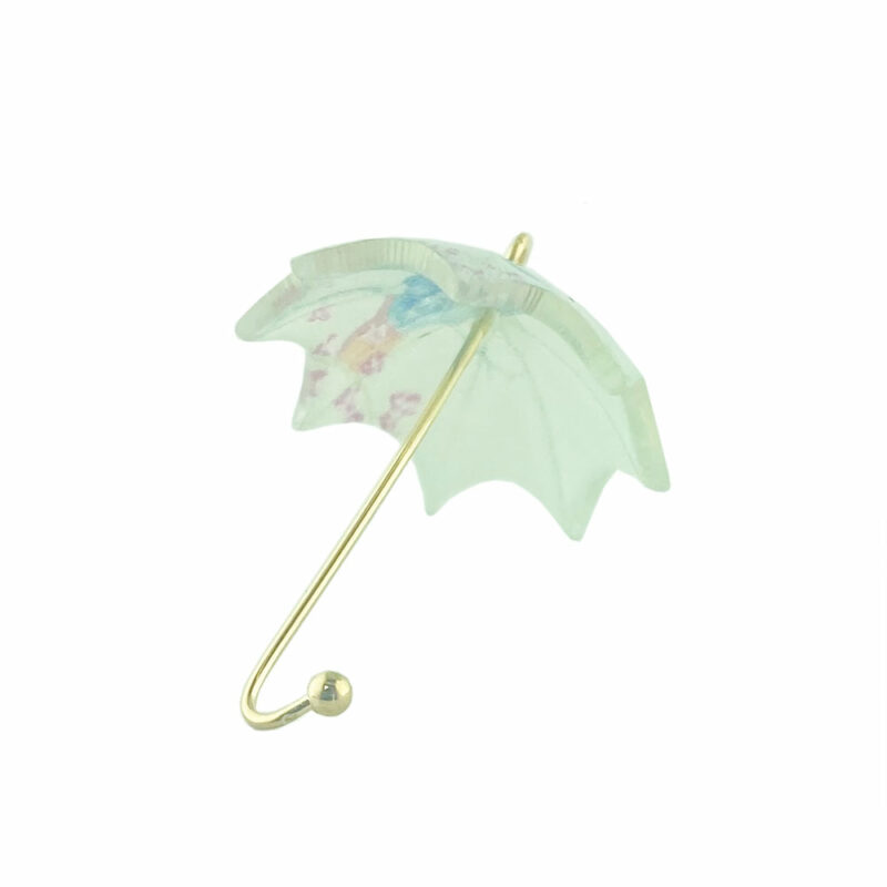 Acrylic Blue Parrot Umbrella Pendant shape
