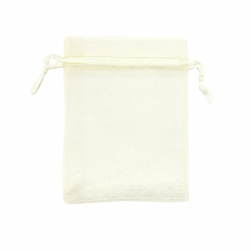 Cream Organza gift bag