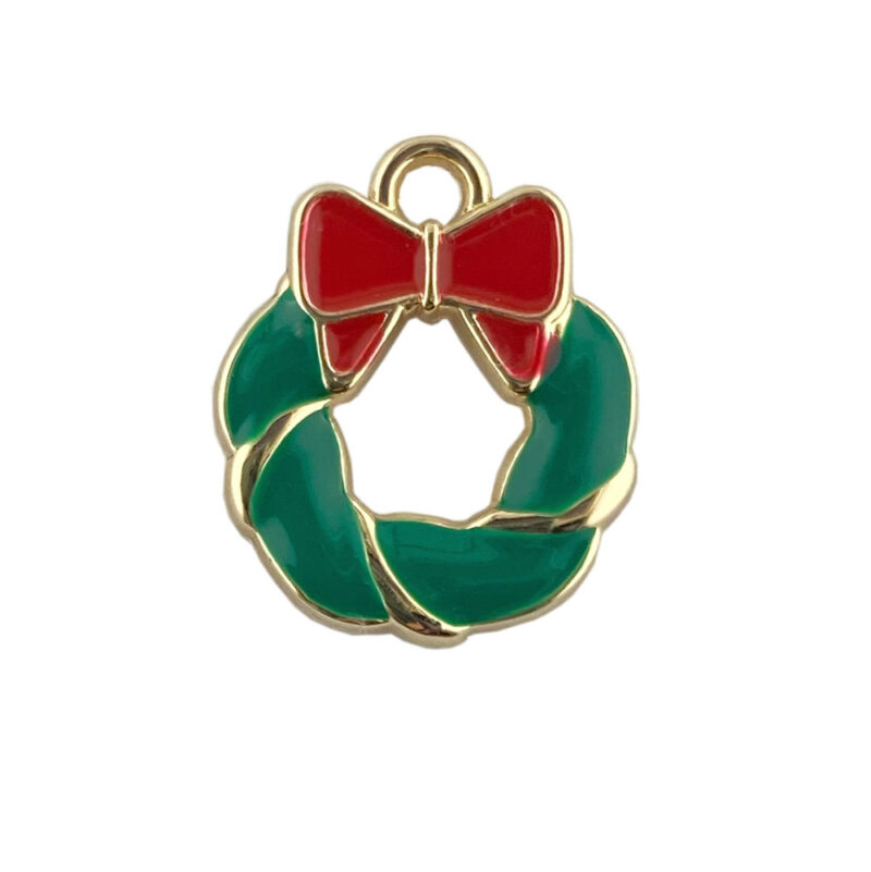 Enamel Wreath Charm