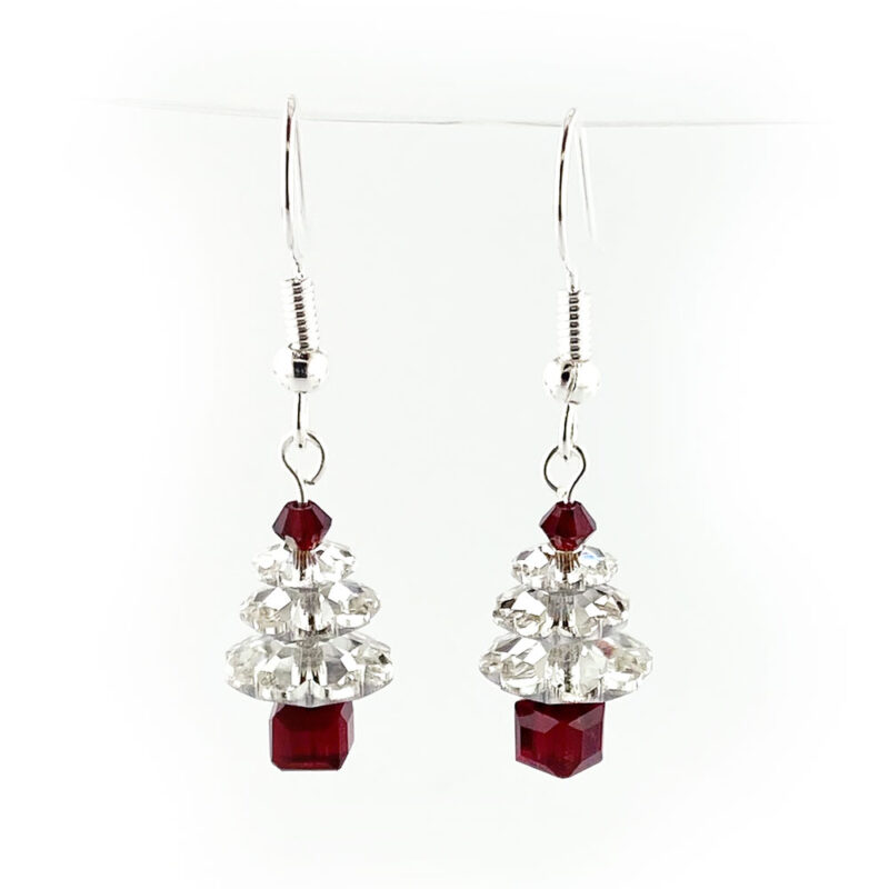 Christmas Tree Earrings Kit - Crystal