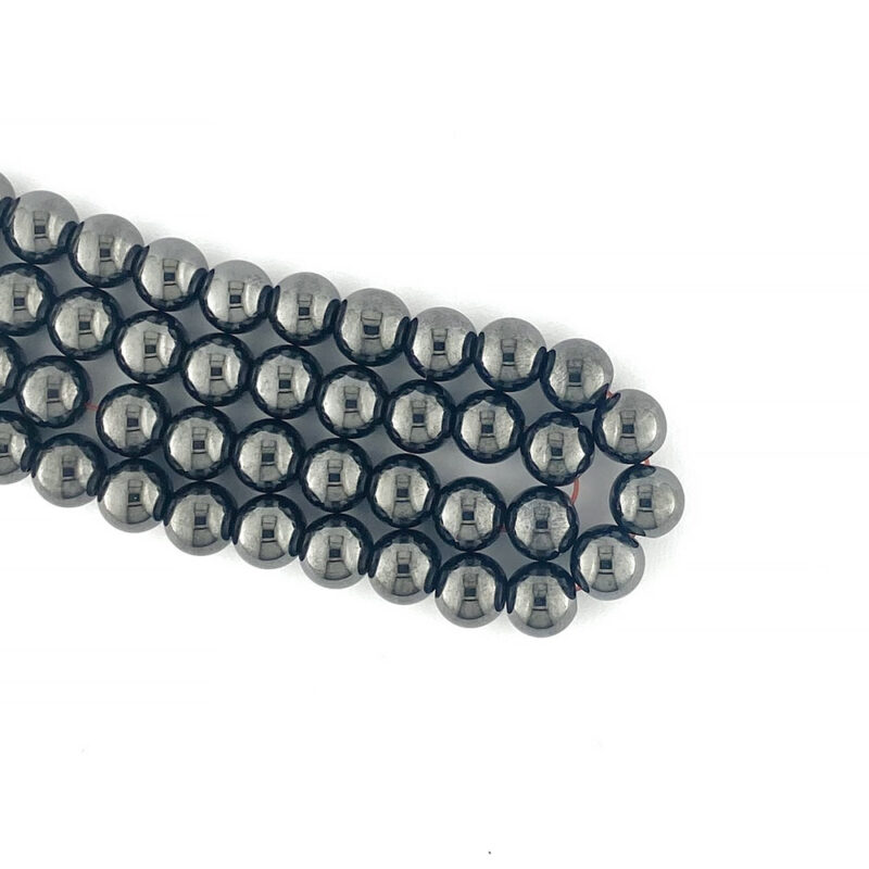 6mm round magnetic hematine beads