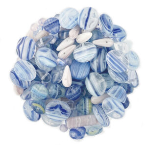 Lavender Czech Glass Bead mixes